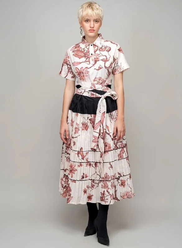Church Garden Print Dress