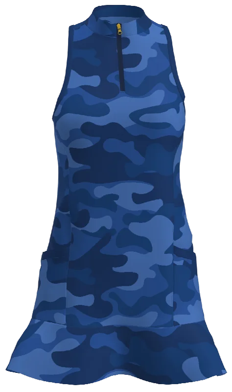 AB SPORT Women's Camo Navy Golf Dress GD003-CAMONV