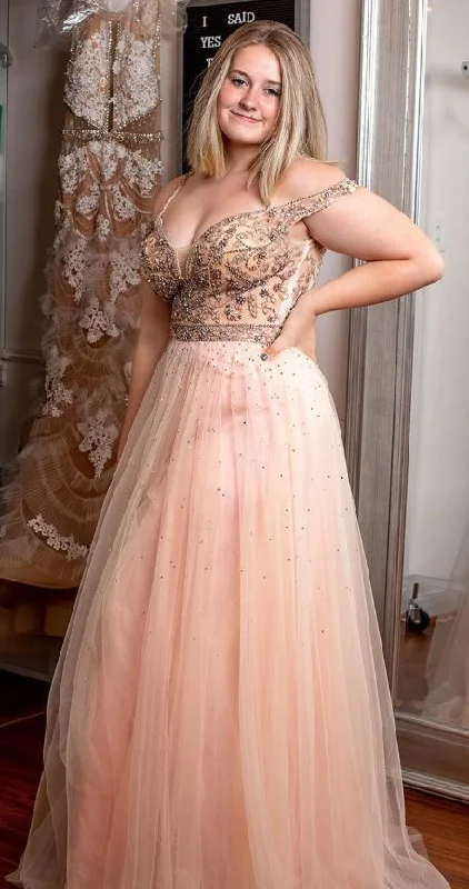 Glitter pink long formal dress, prom dress     cg14090
