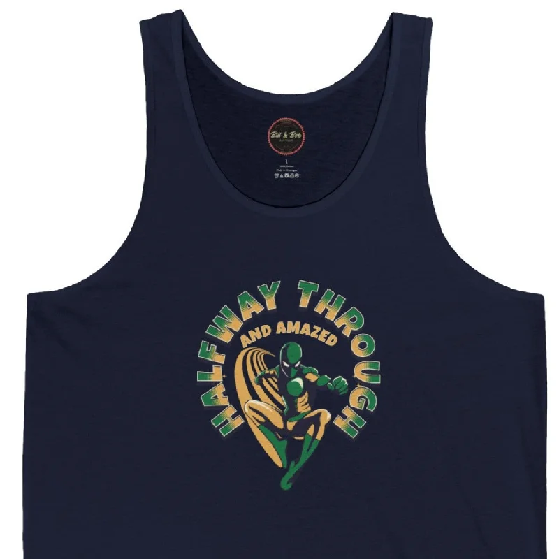 Halfway Through Unisex Jersey Tank Pastel Jersey Tee