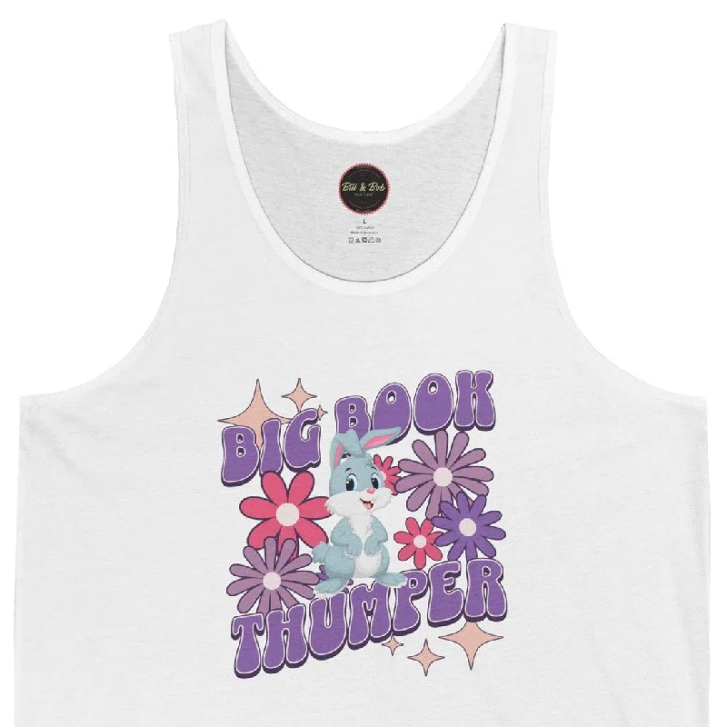 Big Book Thumper Unisex Jersey Tank Luxury Jersey Tee