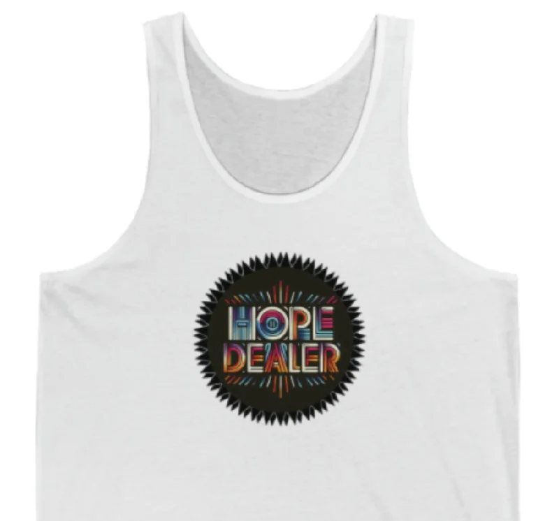 Hope Dealer Unisex Jersey Tank Casual Weekend Jersey Tee