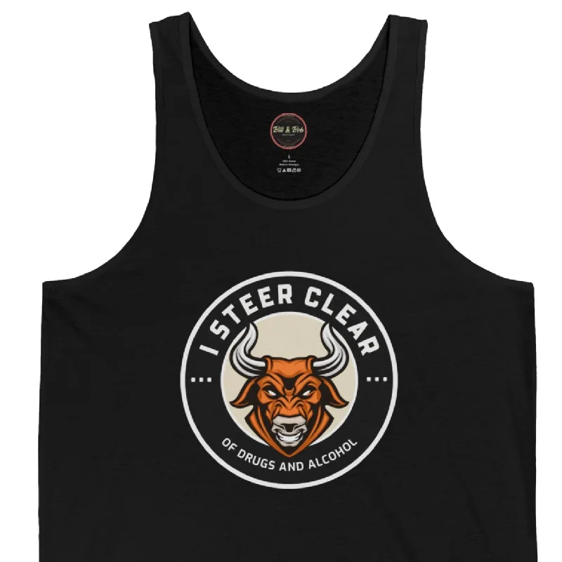 I Steer Clear Unisex Jersey Tank Ash Gray Jersey Tee