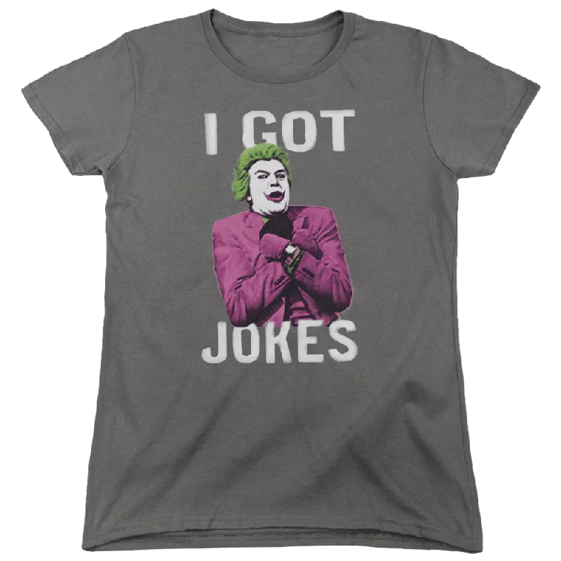 Batman - Classic TV Series Got Jokes - Women's T-Shirt Cashmere Blend Cotton Blend Poly Blend