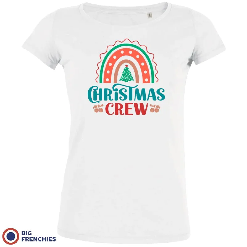 Christmas Crew Women's Organic Tee Plaid T-Shirt Polka Dot Checkered