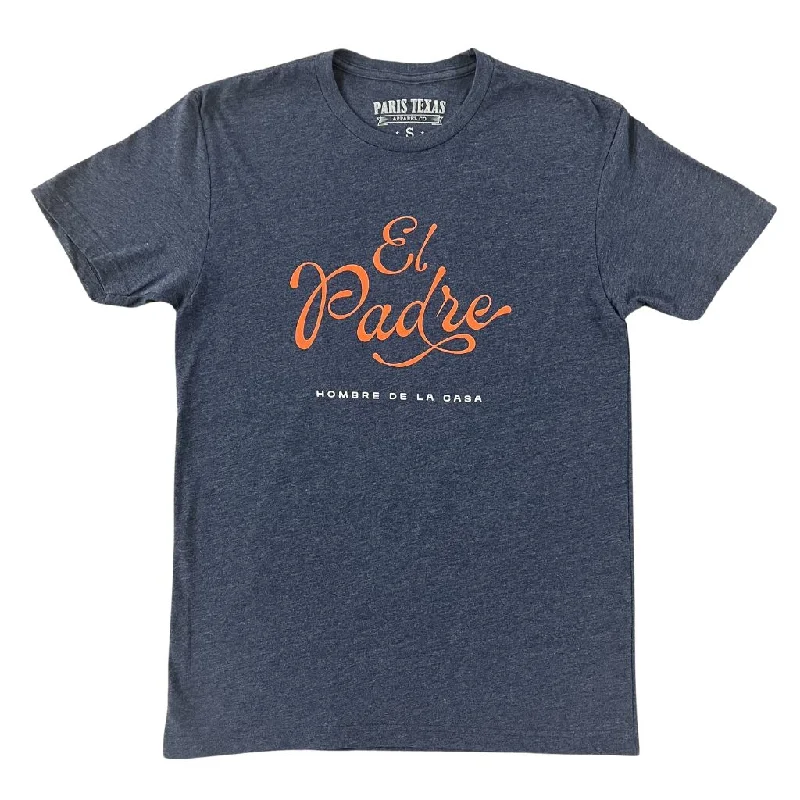 El Padre T-Shirt - Midnight Navy Chenille Fabric Brocade Fabric Lace Fabric