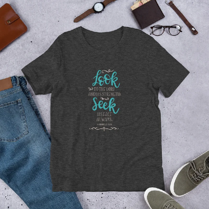 Look to the Lord Unisex T-shirt Terry Blend Velvet Blend Canvas Blend