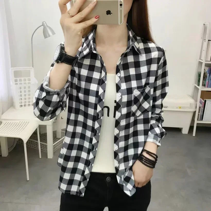 Black Plaid shirt