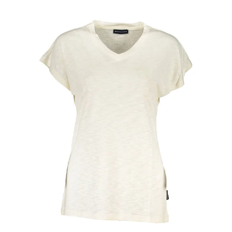 North Sails White Viscose Tops & T-Shirt Terry Blend Velvet Blend Canvas Blend
