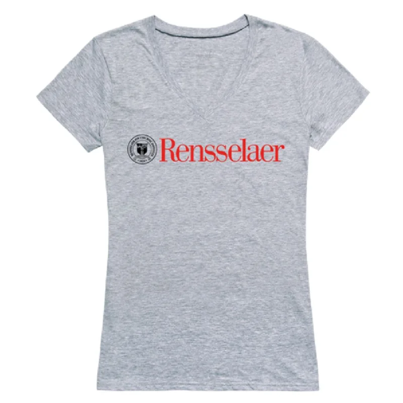 Rensselaer Poly Engineers Womens Seal T-Shirt Seamless Knitted Crochet