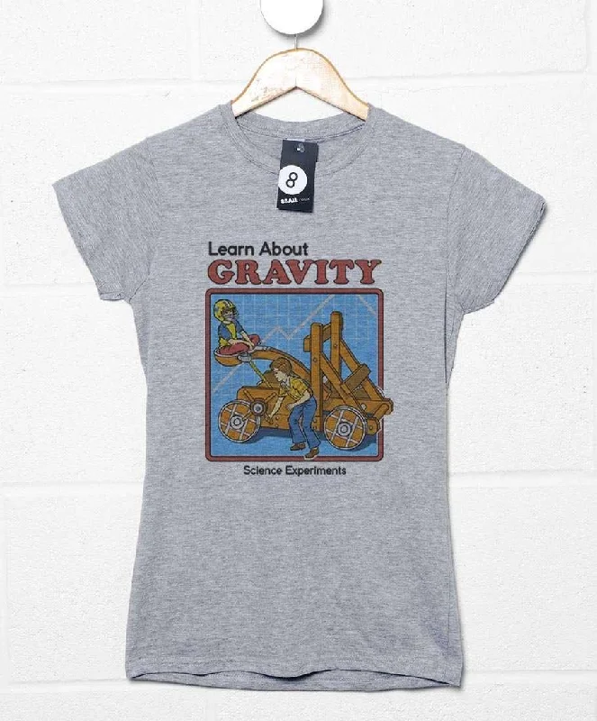 Steven Rhodes Learn About Gravity Womens T-Shirt Nylon Fabric Polyester Fabric Spandex Fabric