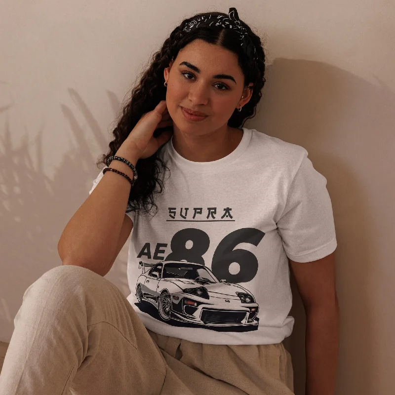 Supraa AE 86 Vintage Graphic Women Staple Eco T-shirt Modern Contemporary Chic