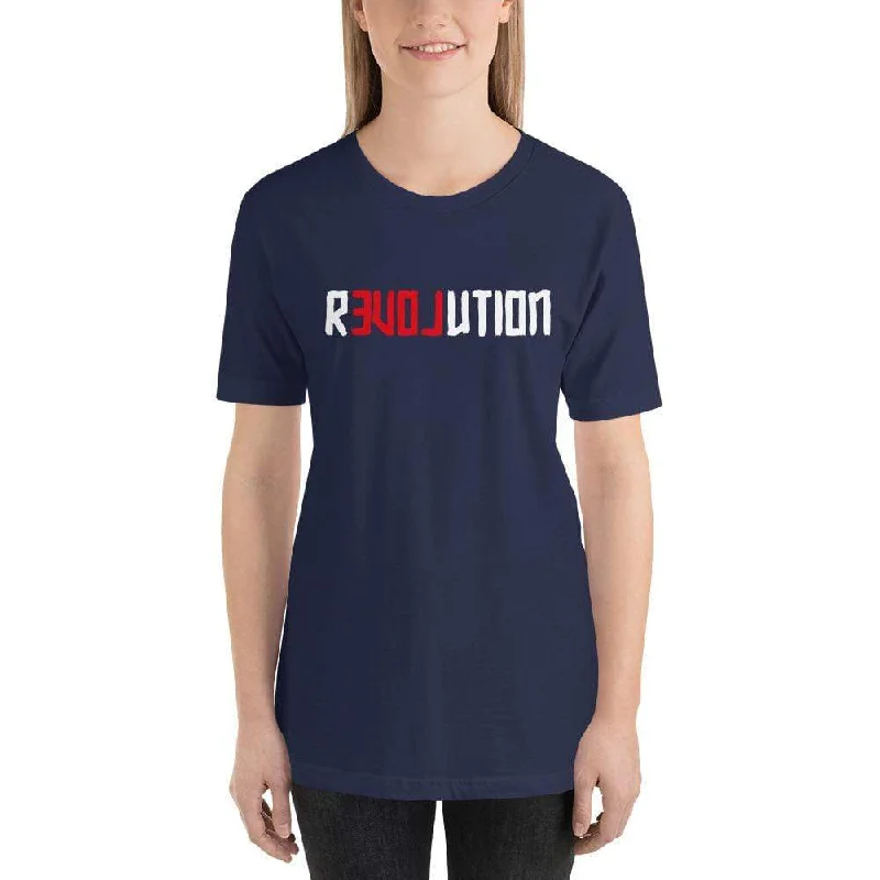 There is Love in Revolution - Basic T-Shirt Fitted T-Shirt Seamless Stretchy