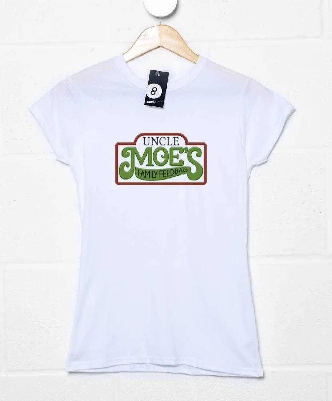 Uncle Moe's Family Feedbag Womens Fitted T-Shirt, Inspired By The Simpsons Plaid T-Shirt Polka Dot Checkered