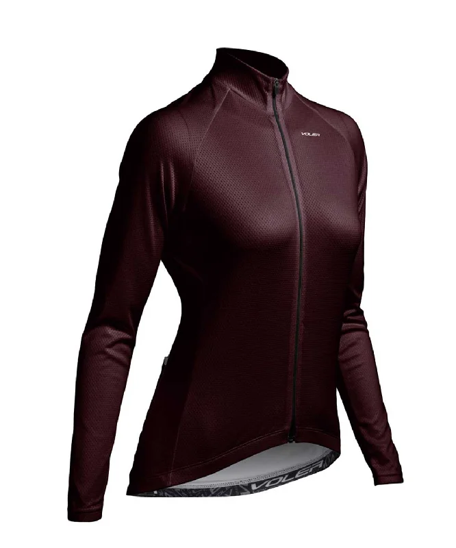 W. PELOTON LIGHTWEIGHT LS JERSEY - SOLID Women's Jersey Top