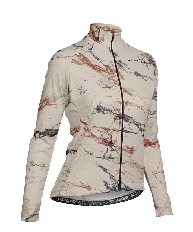 W. PELOTON THERMAL JERSEY -  DEBRUHL MARBLE Soft Jersey Shirt