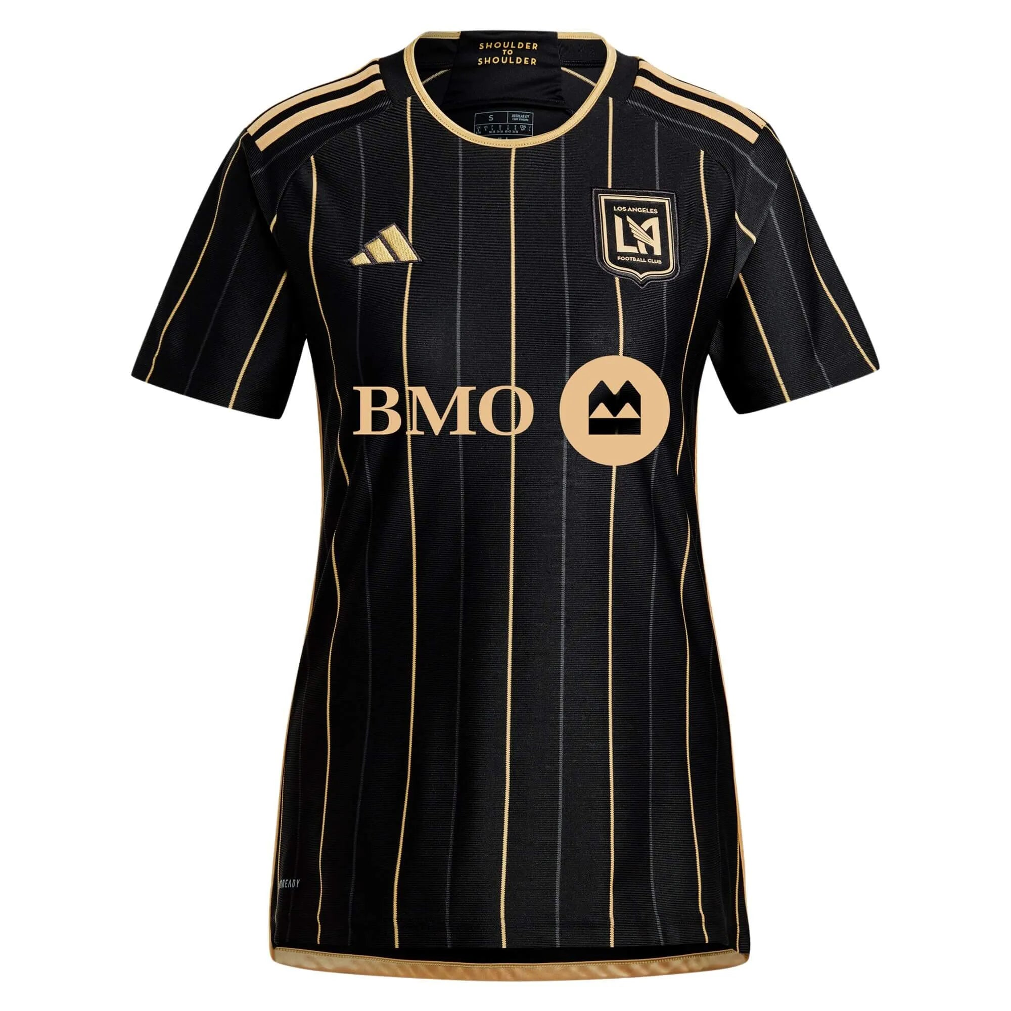 adidas 2024-25 LAFC Women's Stadium Home Jersey Off Shoulder Jersey Top