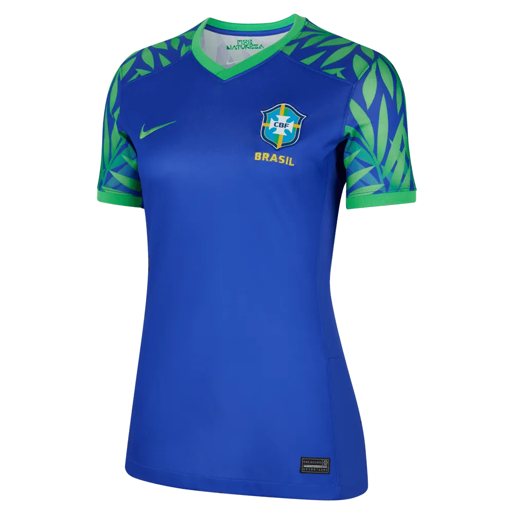 Nike 2023-24 Brazil Women's Stadium Away Jersey Polka Dot Jersey Shirt