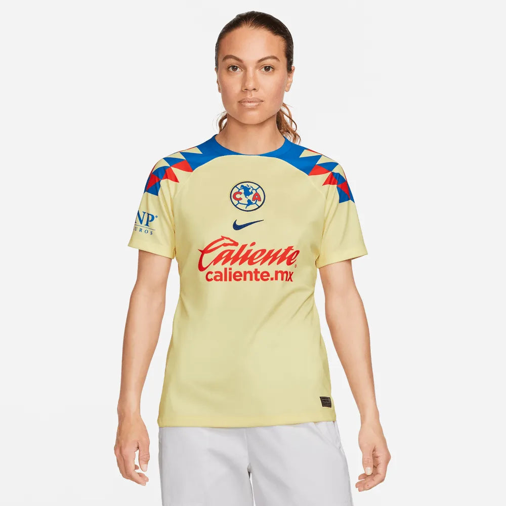 Nike 2023-24 Club America Women's Stadium Home Jersey Stylish Jersey Top