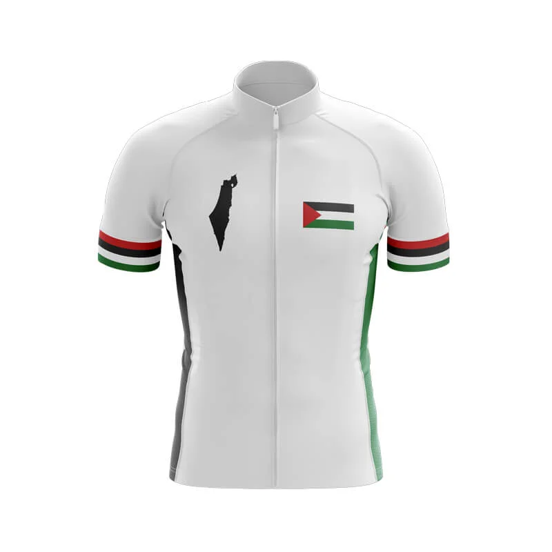 Palestine Flag Club Jerseys (V1) Pure White Jersey Tee