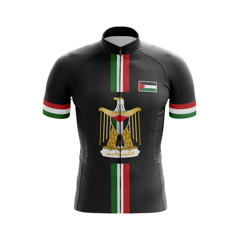 Palestine Flag Club Jerseys (V5) Navy Blue Jersey Tee