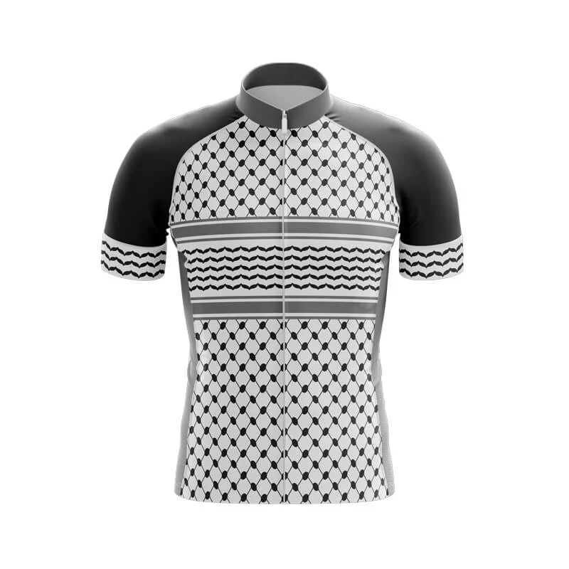 Palestine Keffiyeh Club Jerseys (V3) Jet Black Jersey Tee