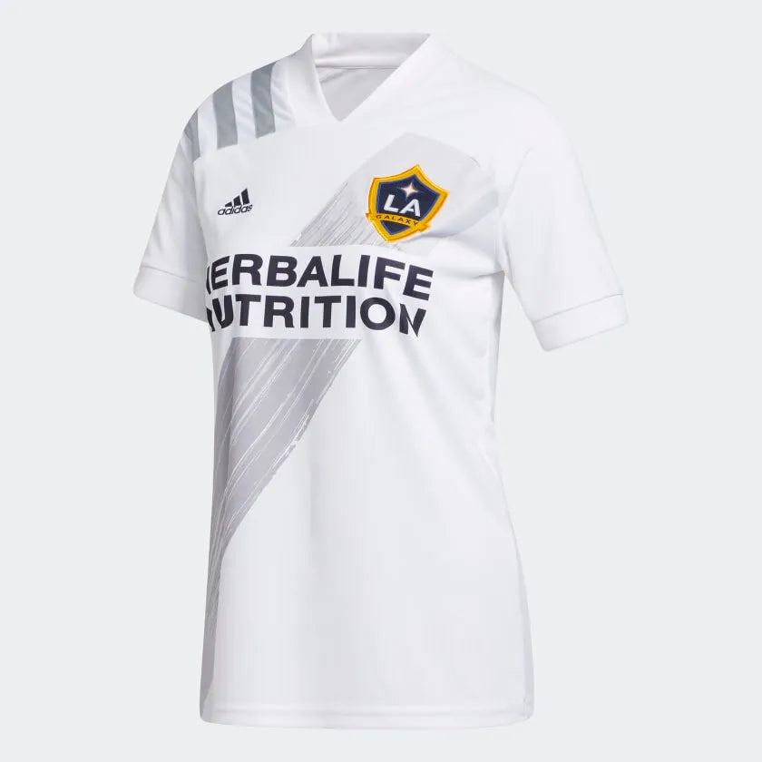 adidas 2020-21 LA Galaxy WOMENS Home Jersey - White Pure White Jersey Tee