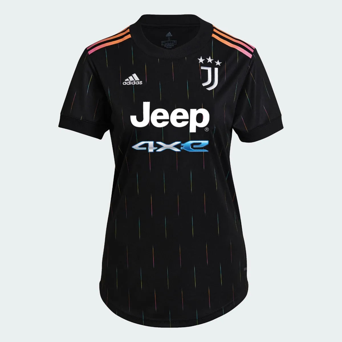 adidas 2021-22 Juventus Women Away Jersey - Black Elegant Jersey Shirt