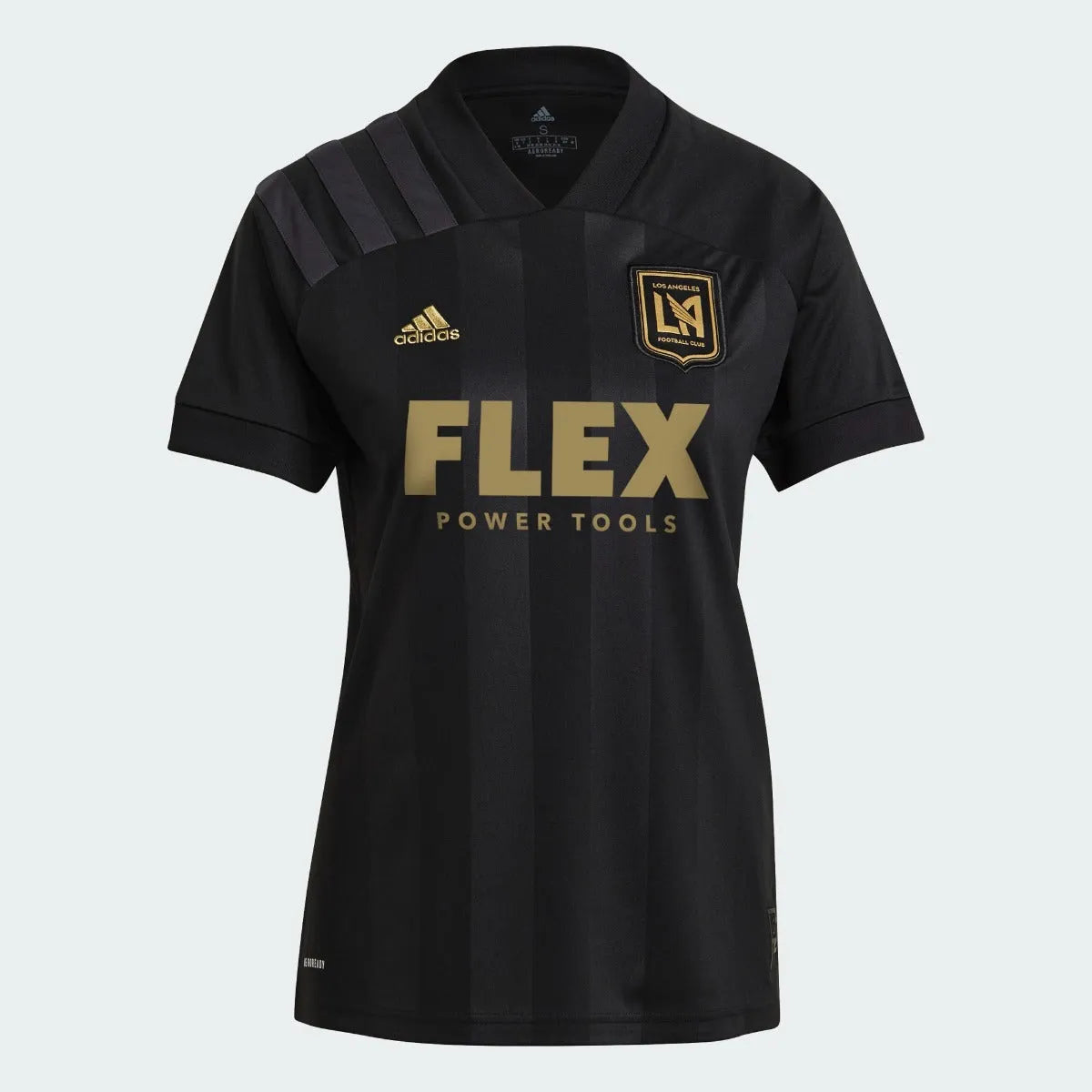 Adidas 2021 LAFC Women Home Jersey - Black-Gold Round Neck Jersey Tee