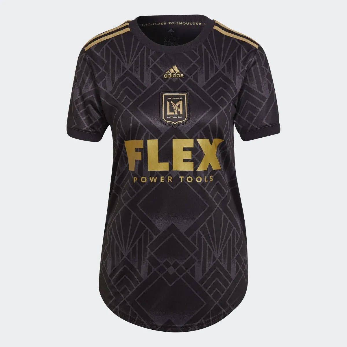 adidas 2022-23 LAFC Women Home Jersey - Black-Gold Festive Jersey Tee