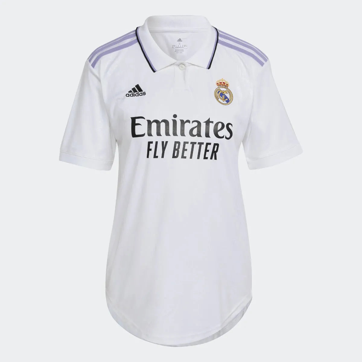 adidas 2022-23 Real Madrid Women's Home Jersey - White Branded Jersey Tee