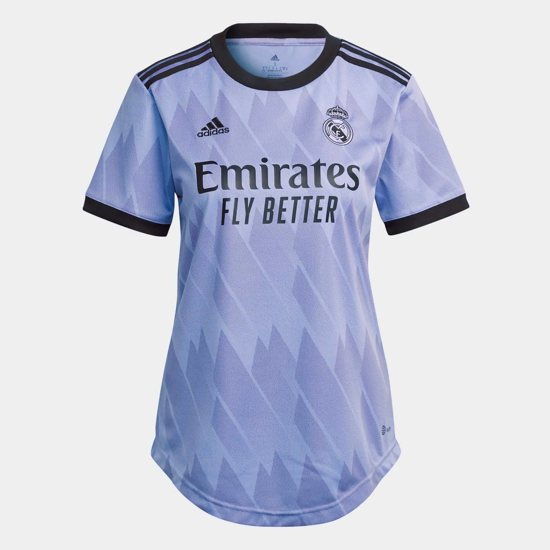 adidas 2022-23 Real Madrid Women's Away Jersey - Light Purple Minimalist Jersey Tee