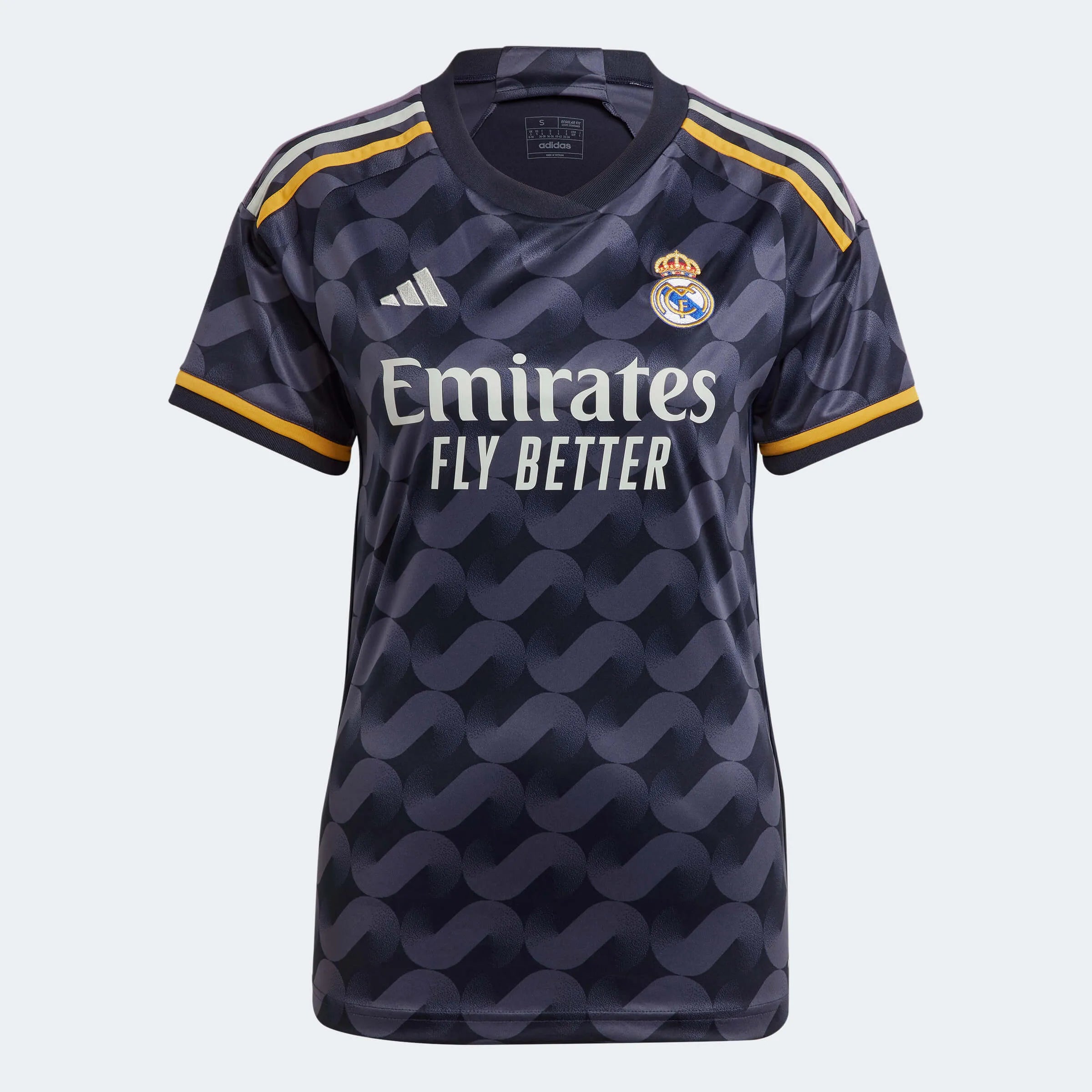 adidas 2023-24 Real Madrid Women's Away Jersey Cotton Jersey Tee