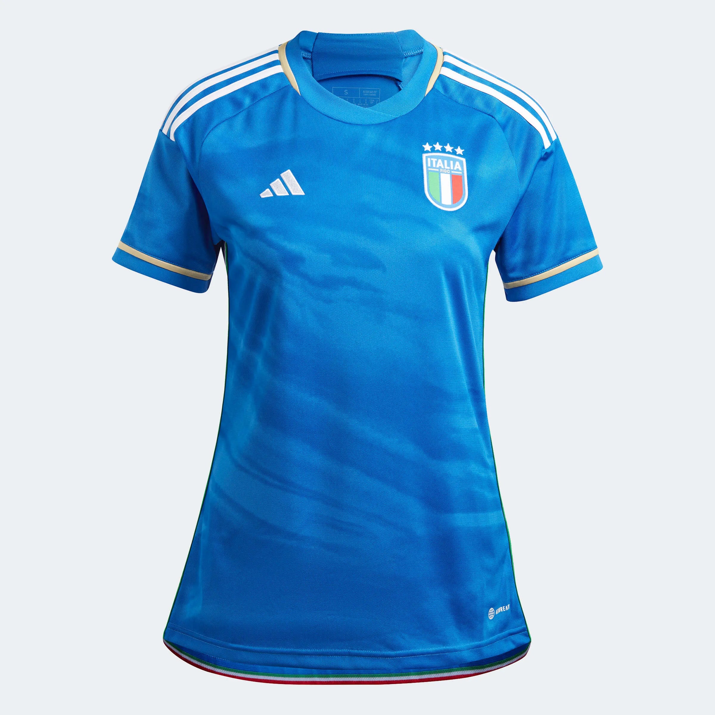 adidas 2023 Italy Women's Home Jersey - Blue Festive Jersey Tee