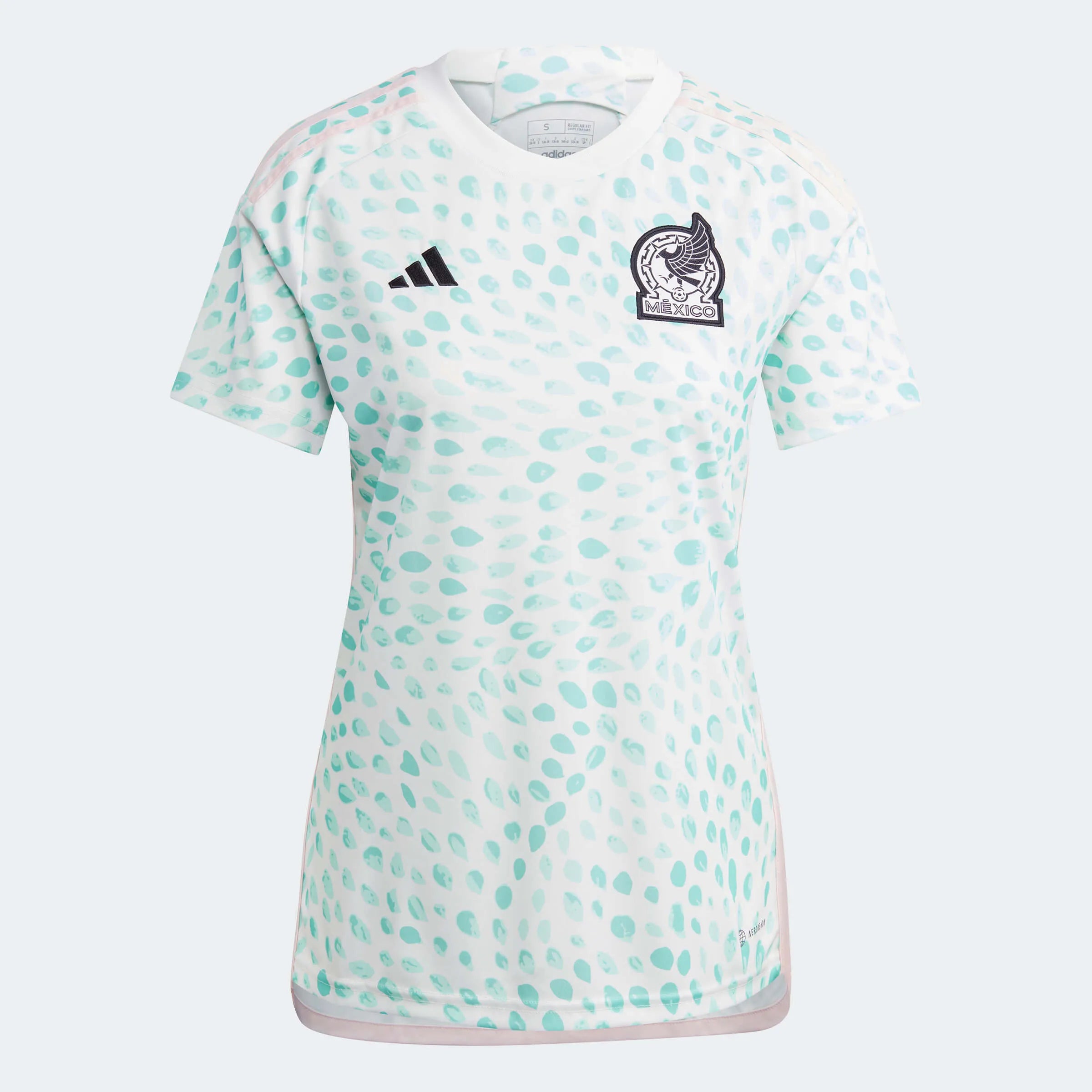 adidas 2023 Mexico Women's Away Jersey - Core White Branded Jersey Tee