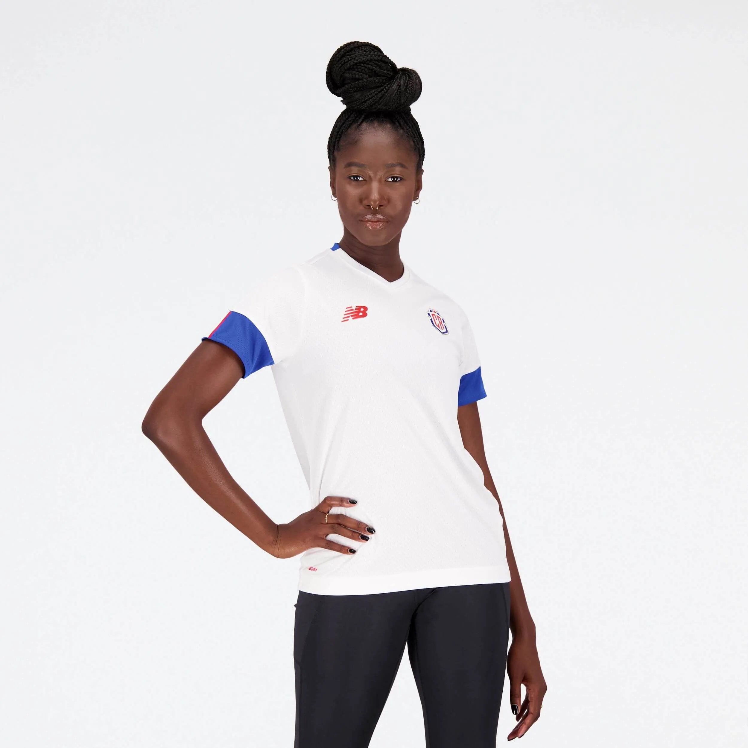 New Balance 2022-23 Women's Costa Rica Away Jersey - White Autumn Jersey Shirt