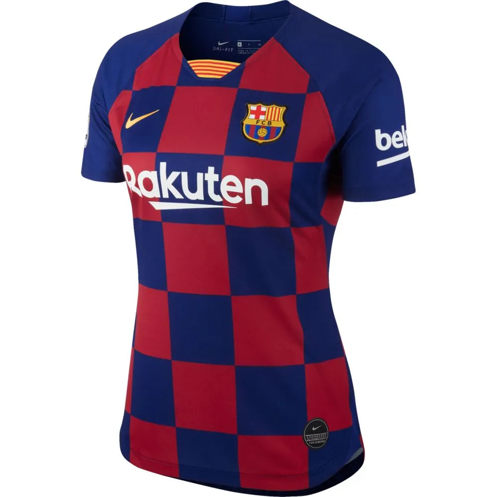 Nike 2019-20 Barcelona Home Women's Jersey - Blue-Red Mint Green Jersey Tee