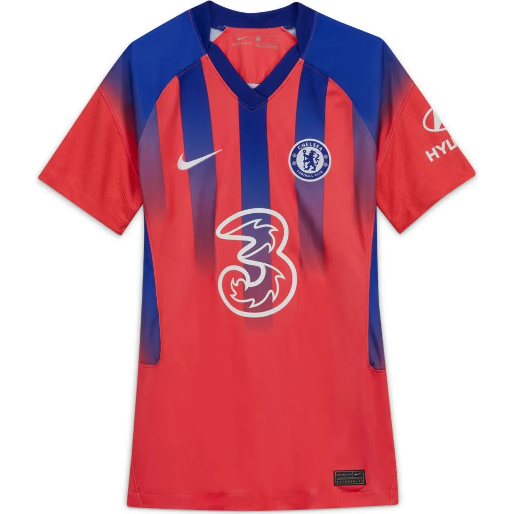 Nike 2020-21 Chelsea Women Third Jersey - Ember Glow-Purple Scoop Neck Jersey Top