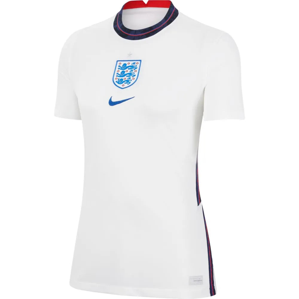 Nike 2020-21 England WOMENS Home Jersey - White Turtle Neck Jersey Shirt