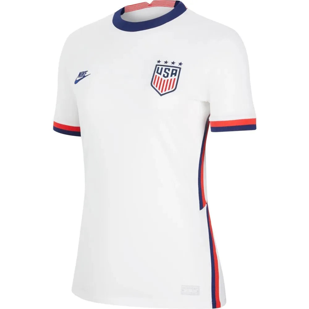 Nike 2020-21 USA Women's Home Jersey - White Ash Gray Jersey Tee