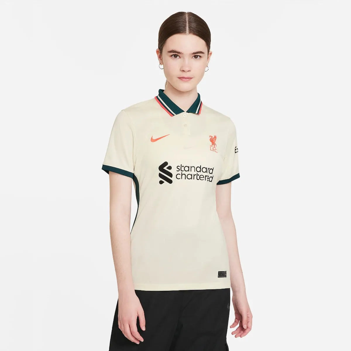 Nike 2021-22  Liverpool Women Away Jersey - Fossil Evening Jersey Tee