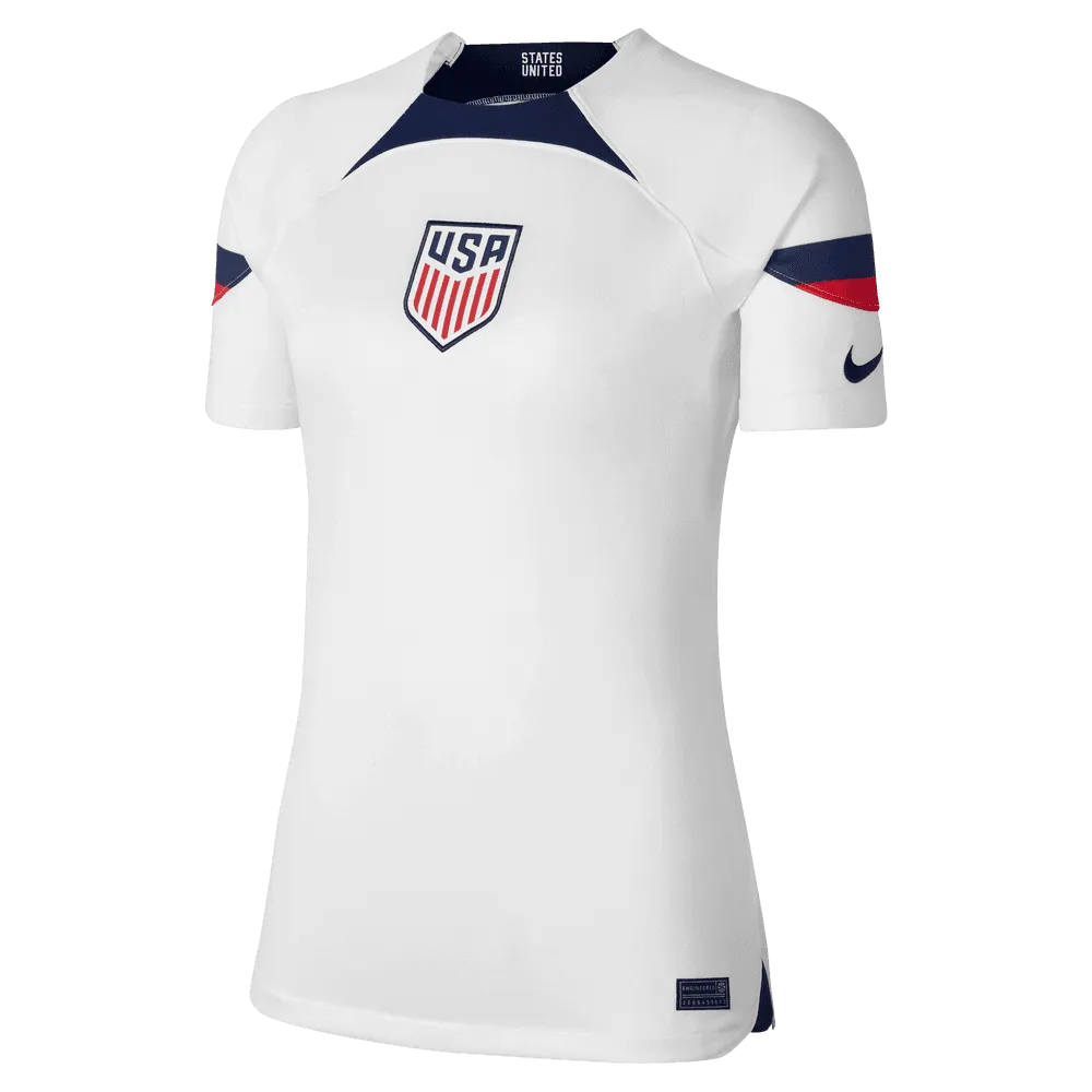 Nike 2022-23 USA Women's Home Jersey White-Loyal Blue Beige Jersey Tee