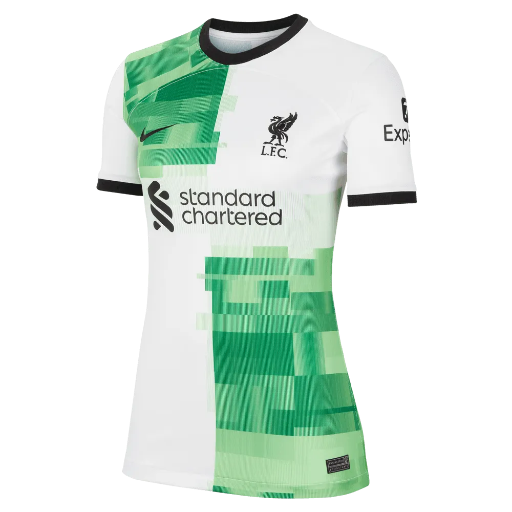 Nike 2023-24 Liverpool Women's Away Jersey Linen Jersey Top