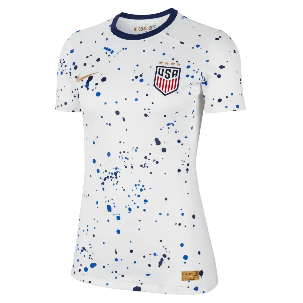 Nike 2023-24 USA Women's 4-Stars Home Jersey Spring Jersey Blouse