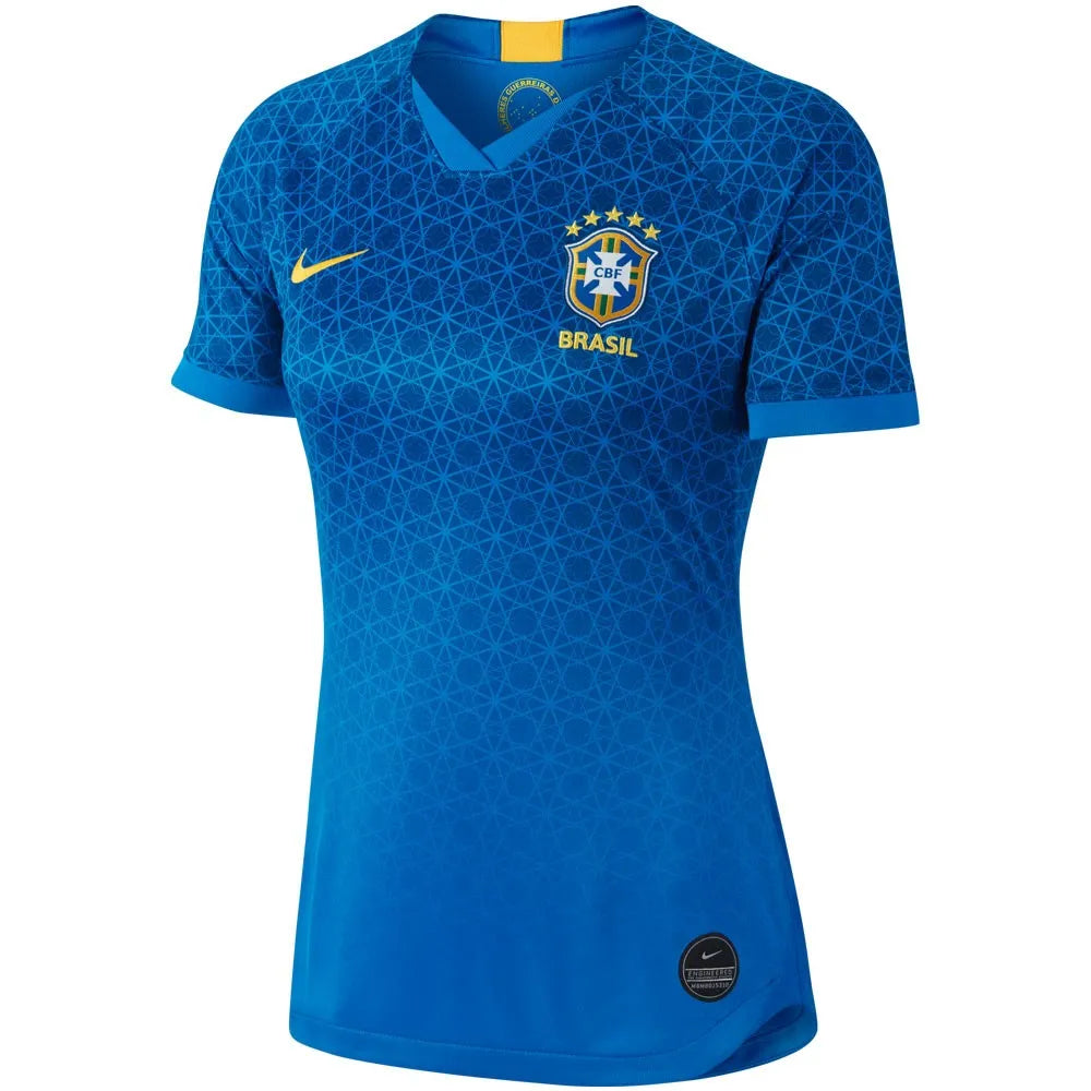 Nike Brazil 2019-20 WC WOMEN Away Jersey - Blue Sky Blue Jersey Tee