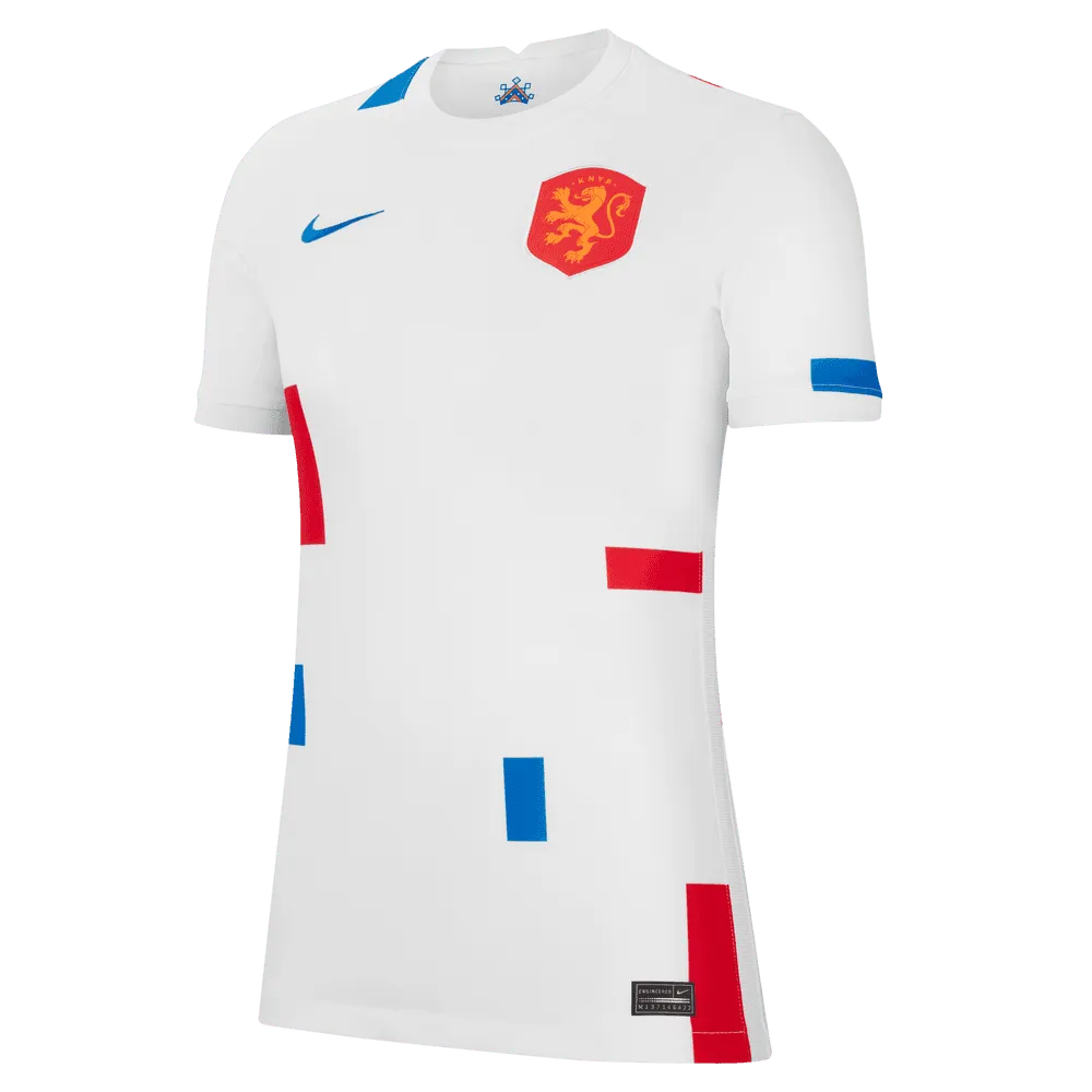 Nike Netherlands Women's EC22 Away Jersey - White-Soar Custom Jersey Tee