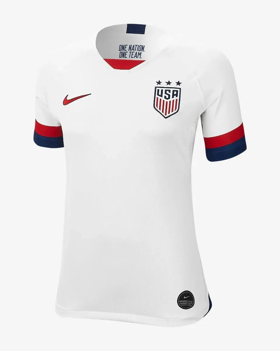 Nike USA 2019-20 Women's WC Home Jersey - White Classic Jersey Tee