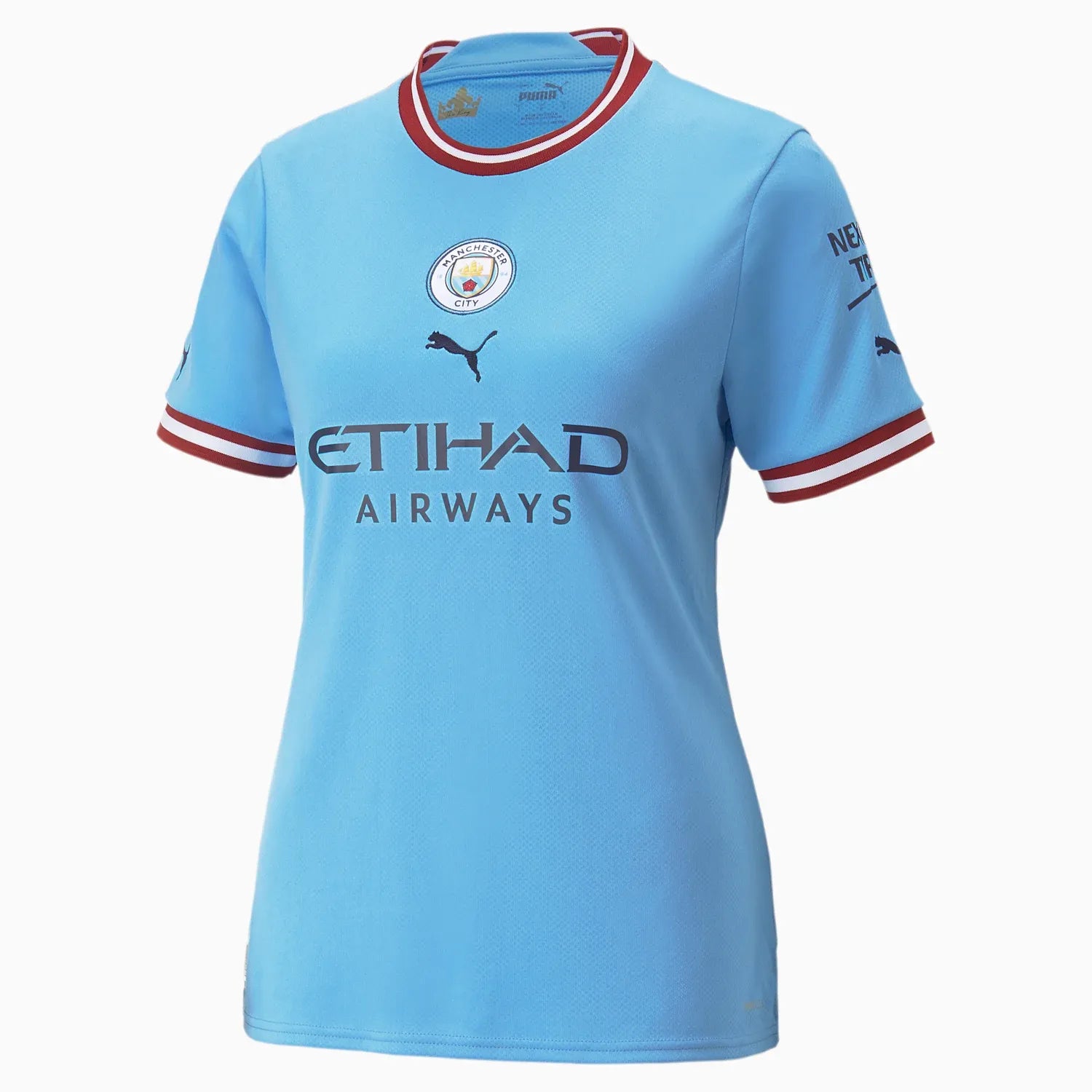 Puma 2022-23 Manchester City Women's Home Jersey - Light Blue High-End Jersey Tee