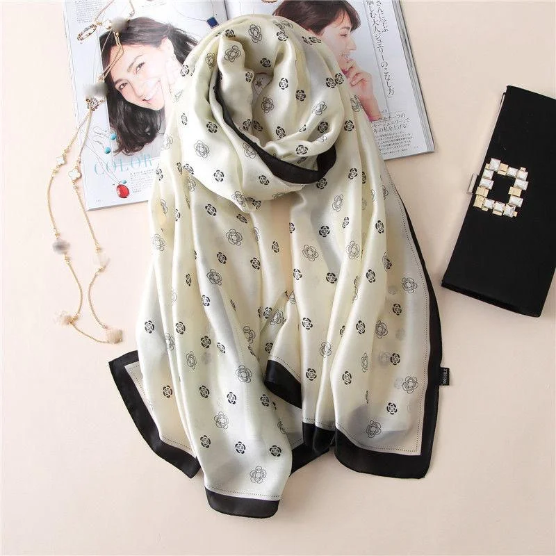 Autumn and Winter All-match Shawl Ladies Silk Scarf Women Variety Scarf Long Warm Silk Gauze Women Summer Sunscreen Shawl Fashionable Wool Shawl Cape Autumn and Winter All-match Shawl Ladies Silk Scarf Women Variety Scarf Long Warm Silk Gauze Women Summer Sunscreen Shawl Fashionable Wool Shawl Cape